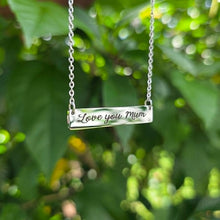 Load image into Gallery viewer, Engravable Bar Necklace - Silver or Gold Waterproof Stainless Steel FJD$
