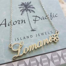 Load image into Gallery viewer, Custom Name Necklace - Gold Waterproof Stainless Steel FJD$
