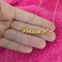 Load image into Gallery viewer, Custom Name Necklace - Gold Waterproof Stainless Steel FJD$
