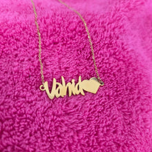 Load image into Gallery viewer, Custom Name Necklace - Gold Waterproof Stainless Steel FJD$
