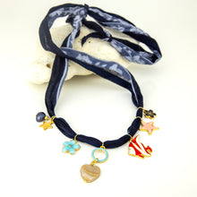 Load image into Gallery viewer, READY TO SHIP Charm Necklace - Fabric FJD$
