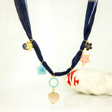 Load image into Gallery viewer, READY TO SHIP Charm Necklace - Fabric FJD$
