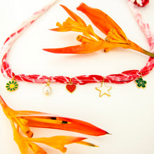 Load image into Gallery viewer, READY TO SHIP Charm Necklace - Fabric FJD$
