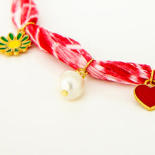 Load image into Gallery viewer, READY TO SHIP Charm Necklace - Fabric FJD$

