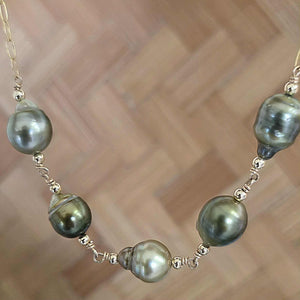 READY TO SHIP Civa Fiji Saltwater Pearl Necklace - 14k Gold Fill FJD$