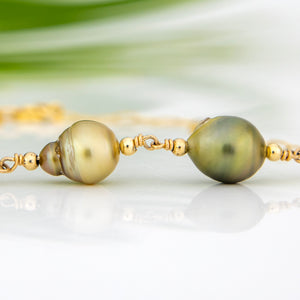 READY TO SHIP Civa Fiji Saltwater Pearl Necklace - 14k Gold Fill FJD$