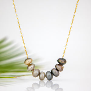 READY TO SHIP Civa Fiji Keshi Pearl Necklace - 14k Gold Fill FJD$