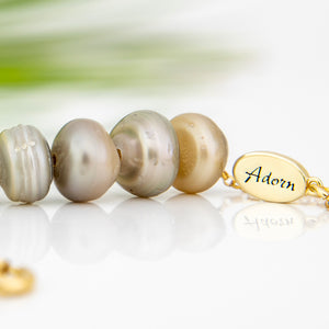 READY TO SHIP Civa Fiji Keshi Pearl Necklace - 14k Gold Fill FJD$