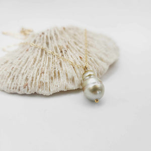 READY TO SHIP Civa Fiji Saltwater Pearl Necklace - 14k Gold Fill FJD$