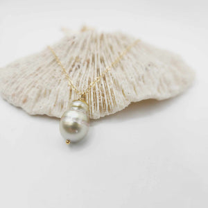 READY TO SHIP Civa Fiji Saltwater Pearl Necklace - 14k Gold Fill FJD$