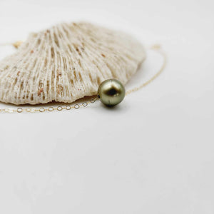 READY TO SHIP Civa Fiji Saltwater Pearl Necklace - 14k Gold Fill FJD$