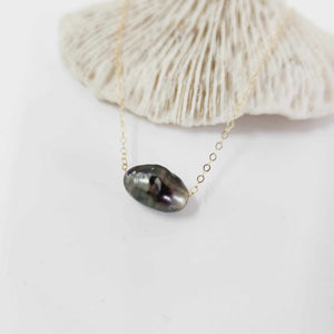 READY TO SHIP Civa Fiji Saltwater Pearl Necklace - 14k Gold Fill FJD$