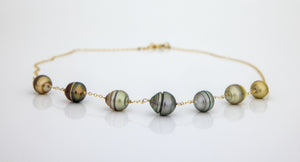 READY TO SHIP Civa Fiji Saltwater Pearl Necklace - 14k Gold Fill FJD$
