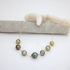 READY TO SHIP Civa Fiji Saltwater Pearl Necklace - 14k Gold Fill FJD$