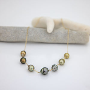 READY TO SHIP Civa Fiji Saltwater Pearl Necklace - 14k Gold Fill FJD$
