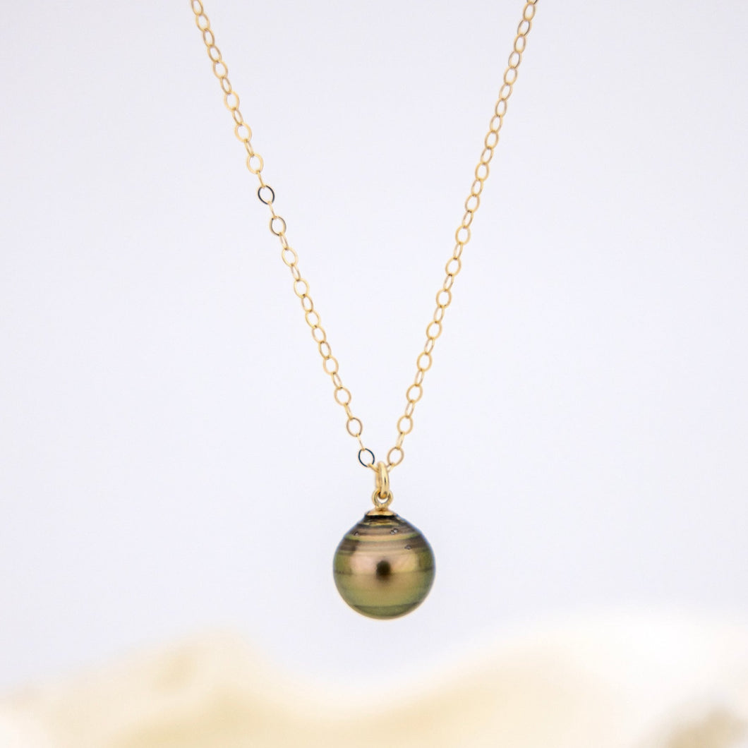 READY TO SHIP Civa Fiji Saltwater Pearl Necklace - 14k Gold Fill FJD$