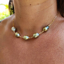 Load image into Gallery viewer, READY TO SHIP Civa Fiji Saltwater Pearl Necklace - 14k Gold Fill FJD$
