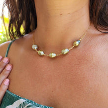 Load image into Gallery viewer, READY TO SHIP Civa Fiji Saltwater Pearl Necklace - 14k Gold Fill FJD$
