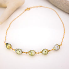 Load image into Gallery viewer, READY TO SHIP Civa Fiji Saltwater Pearl Necklace - 14k Gold Fill FJD$
