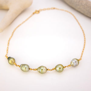 READY TO SHIP Civa Fiji Saltwater Pearl Necklace - 14k Gold Fill FJD$