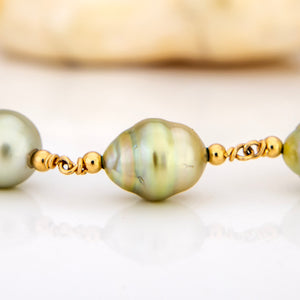 READY TO SHIP Civa Fiji Saltwater Pearl Necklace - 14k Gold Fill FJD$