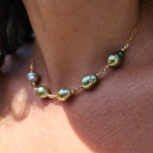 Load image into Gallery viewer, READY TO SHIP Civa Fiji Saltwater Pearl Necklace - 14k Gold Fill FJD$

