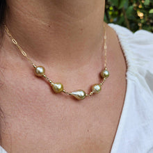 Load image into Gallery viewer, READY TO SHIP Civa Fiji Saltwater Pearl Necklace - 14k Gold Fill FJD$
