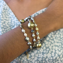Load image into Gallery viewer, READY TO SHIP Civa Fiji Saltwater, Graded &amp; Keshi Pearl Necklace - 14k Gold Fill FJD$
