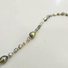 Load image into Gallery viewer, READY TO SHIP Civa Fiji Saltwater, Graded &amp; Keshi Pearl Necklace - 14k Gold Fill FJD$
