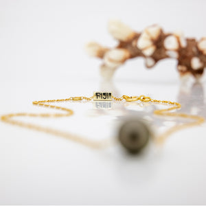 READY TO SHIP Fiji Saltwater Pearl Necklace - 14k Gold Fill FJD$