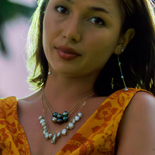 Load image into Gallery viewer, READY TO SHIP Fiji Saltwater Pearl Trio Necklace - 14k Gold Fill FJD$
