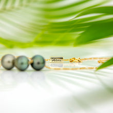 Load image into Gallery viewer, READY TO SHIP Fiji Saltwater Pearl Trio Necklace - 14k Gold Fill FJD$
