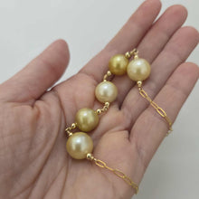 Load image into Gallery viewer, READY TO SHIP Civa Fiji Saltwater Pearl Necklace - 14k Gold Fill FJD$
