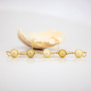 READY TO SHIP Civa Fiji Saltwater Pearl Necklace - 14k Gold Fill FJD$