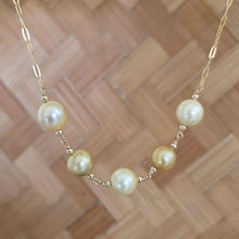 Load image into Gallery viewer, READY TO SHIP Civa Fiji Saltwater Pearl Necklace - 14k Gold Fill FJD$

