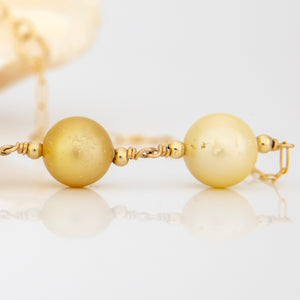 READY TO SHIP Civa Fiji Saltwater Pearl Necklace - 14k Gold Fill FJD$