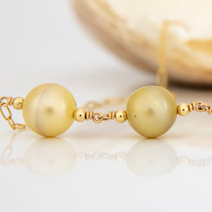 READY TO SHIP Civa Fiji Saltwater Pearl Necklace - 14k Gold Fill FJD$