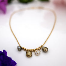 Load image into Gallery viewer, READY TO SHIP Civa Fiji Keshi Pearl Choker Necklace - 14k Gold Fill FJD$

