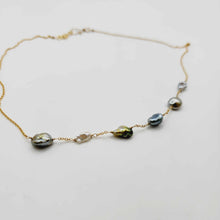 Load image into Gallery viewer, READY TO SHIP Civa Fiji Keshi Pearl Necklace - 14k Gold Fill FJD$
