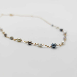 CONTACT US TO RECREATE THIS SOLD OUT STYLE Civa Fiji Keshi Pearl Necklace - 14k Gold Fill FJD$