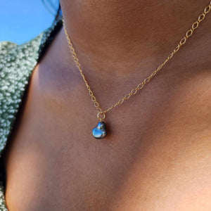 READY TO SHIP Civa Fiji Keshi Saltwater Pearl Necklace - 14k Gold Fill FJD$