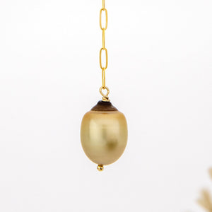 CONTACT US TO RECREATE THIS SOLD OUT STYLE Civa Fiji Saltwater Pearl Lariat Y-Necklace - 14k Gold Fill FJD$