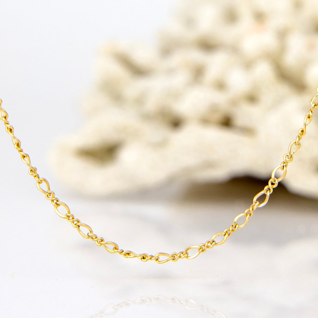 READY TO SHIP Fine Figure 8 Chain - 14k Gold Fill FJD$