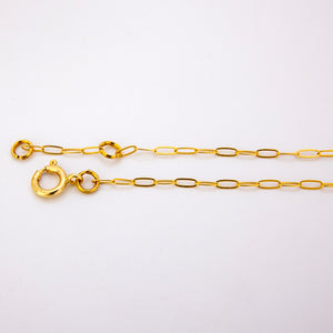 READY TO SHIP Paperclip Chain - 14k Gold Fill FJD$
