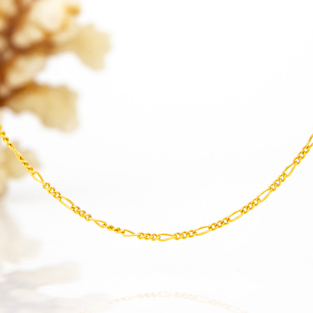 READY TO SHIP Figaro Chain - 14k Gold Fill FJD$