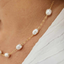 Load image into Gallery viewer, READY TO SHIP Freshwater Pearl Necklace - 14k Gold Fill FJD$
