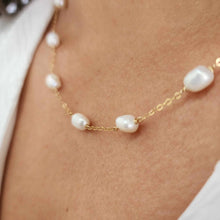 Load image into Gallery viewer, READY TO SHIP Freshwater Pearl Necklace - 14k Gold Fill FJD$
