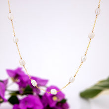 Load image into Gallery viewer, READY TO SHIP Freshwater Pearl Necklace - 14k Gold Fill FJD$
