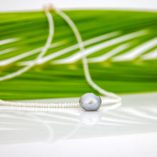 Load image into Gallery viewer, READY TO SHIP Freshwater Pearl Necklace with Civa Fiji Pearl Pendant - 14k Gold Fill FJD$
