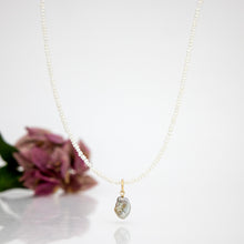 Load image into Gallery viewer, READY TO SHIP Freshwater Pearl Necklace with Civa Fiji Pearl Pendant - 14k Gold Fill FJD$

